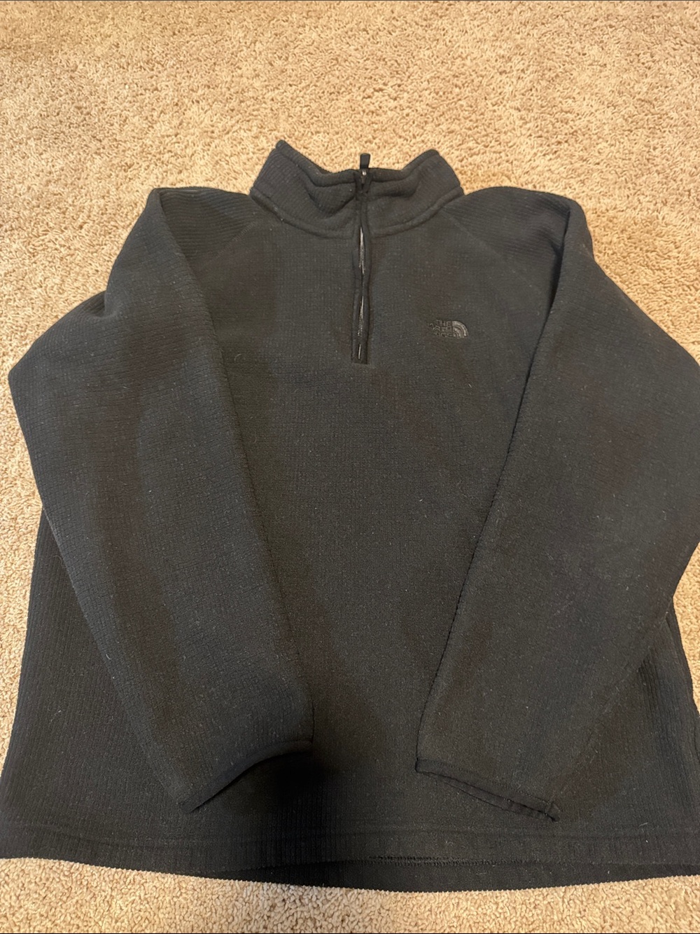 The North Face Men's Black Quarter-Zip Sweater